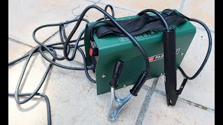 Parkside PISG 100 A1 Welding Machine unboxing and testing  is Lidl Arc Welder worth money [upl. by Ahsenit559]