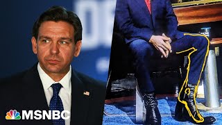 DeSantis denies wearing heightboosting boots as campaign stumbles [upl. by Violante57]