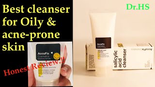 Accufix Salicylic Acid Cleanser Review  Best amp Affordable Cleanser for All Skin Types DrHS [upl. by Jose]