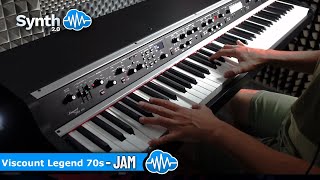 Viscount Legend 70s  Stage Piano  Jam part 1 [upl. by Marbut]