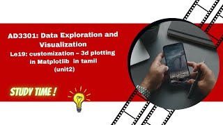 AD3301 customization – three dimensional plotting from matplotlib in tamil AIampDS Visualize [upl. by Nai934]