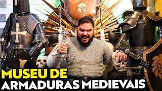 Visitei a SEGUNDA MAIOR coleção de ARMADURAS MEDIEVAIS da América do Sul  MEDIEVAL CAMPOS [upl. by Kameko]