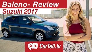 2017 Suzuki Baleno Review  CarTelltv [upl. by Retsehc]