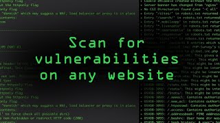 Scan for Vulnerabilities on Any Website Using Nikto Tutorial [upl. by Eiramit]