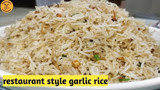 Garlic Rice  Authentic recipe [upl. by Vickie]