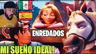 MI SUEÑO IDEAL⚡ 🇪🇸ESPAÑOL REACCIONA A ENREDADOS DOBLAJE LATINO VS ESPAÑOL ⚡ OptimoOdin [upl. by Illoh]