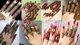 Top 50 Very Stylish And Easy Finger Mehndi DesignsLatest Mehndi Design For Fingershennabysehrish [upl. by Galan]