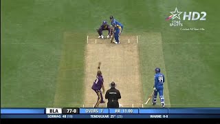 HD Sachins Blasters vs Warnes Warriors  Cricket All Stars 2015 Game1  Full Highlights [upl. by Aidni]