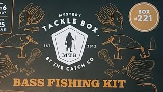 Mystery Bass Fishing Tackle Box 221 [upl. by Lehcir446]