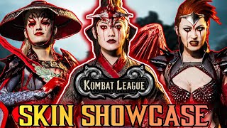 ALL Kombat League Season 2 Skins SHOWCASE  Palettes Intros Fatalities etc  Mortal Kombat 1 [upl. by Behm]