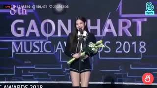 Jennie Blackpink For Gaon Chart Music Award 2019 [upl. by Ecirum]