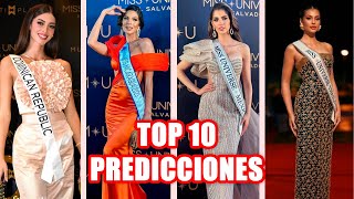 Miss Universo 2023 MI TOP 10 ANTES DE LA PRELIMINAR  ¿Quién es la mejor 👑 PREDICCIONES [upl. by Novahc]