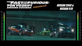 The Fast amp The Furious Toyko Drift Engine Sounds  350z amp S15 [upl. by Valiant617]