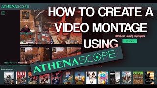 How to use Athenascope for creating a Montage Tagalog [upl. by Gilbertine]