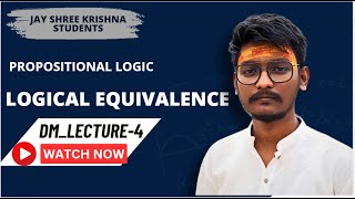 LOGICALEQUIVALENCEENGINEERING MATHEMATICSSEM3Chirag Solanki [upl. by Ytima]