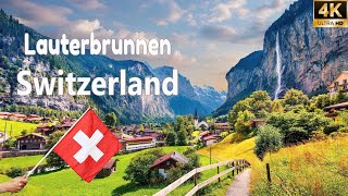 Lauterbrunnen  Switzerland  most beautiful Village  Best Place to Visit  Switzerland Vacation [upl. by Violeta]