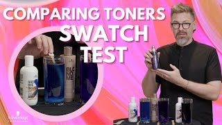 How to TONE HAIR with Different Toners 💃 The Breakdown with Ian  Schwarzkopf Professional [upl. by Ellennod]