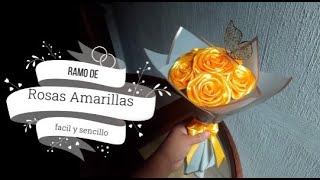 RAMO DE ROSAS AMARILLAS🌼 [upl. by Akienom]