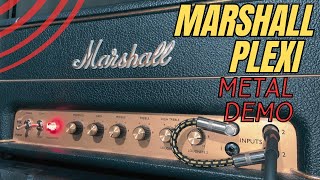 MARSHALL PLEXI  METAL DEMO [upl. by Nylikcaj524]