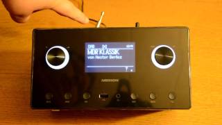 Medion MD87385 WLAN DAB FM Internetradio  Live Test und Vorstellung [upl. by Fayth]