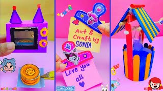 Easy craft ideas  miniature craft  paper craft  how to make  DIY  School project  cute craft [upl. by Aicerg]