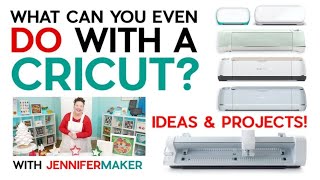 What Can You Do With Cricut  Projects for Joy Maker Explore amp More [upl. by Ordnagela339]