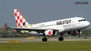 VOLOTEA AEROPLANE LANDING AT ORLY INTL AIRPORT  PARIS [upl. by Anis538]