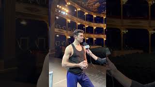 Roberto Bolle at the Rossetti Theater Tonight [upl. by Ynaitirb]