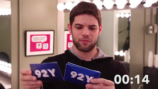 Jeremy Jordan reveals his Broadway secrets in 30 seconds [upl. by Ailemaj691]