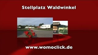 Wohnmobil  Stellplatz Waldwinkel  womoclickde [upl. by Allianora]