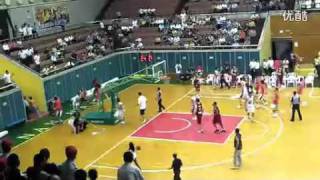 Basketball brawl Foshan China vs Australia 20111018 佛山vs澳洲虎上演全武行 [upl. by Eidnim]