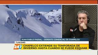 Chapelco extiende su temporada de invierno  Juan Pablo Padial  Mejor de Tarde [upl. by Eneleh29]