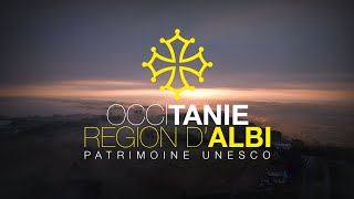 Occitanie région d’Albi  Albi  Cordes sur ciel  Notre dame de la drèche  Cinematic Drone [upl. by Iralav]