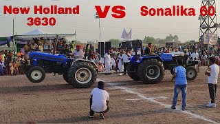 New Holland 3630 halwara VS sonalika 60 Tractor Tochan pind chhiniwal Halwara fiat club [upl. by Aihsat57]