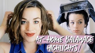 Balayage Highlights At Home How To  Madison Reed Light Works Tutorial  Short amp Dark Hair [upl. by Brasca665]