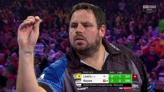 ADRIAN LEWIS NINEDART ATTEMPT 201920 World Darts Championship [upl. by Piselli900]