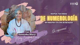 Colcha de Retazos de Numerología  con Samantha Nherú [upl. by Karlotte]