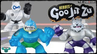 Heroes of Goo Jit Zu Thrash Wolfpain amp Pantaro Figures [upl. by Barram178]