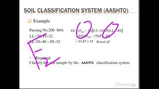 Example of AASHTO CLASSIFICATION OF SOIL ✨💖 [upl. by Kaycee34]