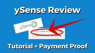 ySense Review Formerly ClixSense  Payment Proof  Tutorial [upl. by Vilberg]