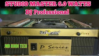 Studio Master super power Amplifier 6000 watts for Dj System [upl. by Lohner]