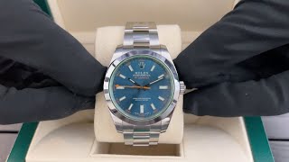 Rolex Milgauss Blue 116400GV  Kronos 360 [upl. by Ydissak]