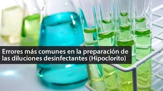 Errores más comunes en la preparación de Hipoclorito de Sodio ¿desinfectante confiable [upl. by Audres]