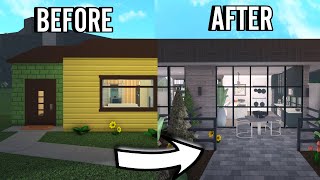 Ultimate Bloxburg Starter House Makeover Wait Till You See the Inside [upl. by Leigha]