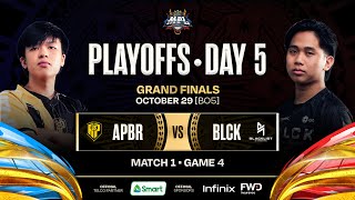 MPL PH S12  GRAND FINALS  APBR vs BLCK  GAME 4 [upl. by Mallorie]