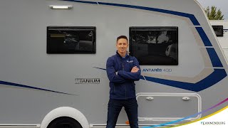 Caravan review Caravelair Antares Titanium 430 model 2021 [upl. by Leddy]