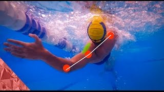 Backstroke swimming technique  Rotation  Swim faster [upl. by Neillij]