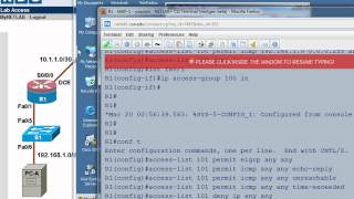 Cisco Stateful Firewall using CBAC  Part 3 [upl. by Ingamar]