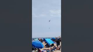 Chegada bombardeiro B25 Panchito 2024 OC Air Show [upl. by Aliuqa]