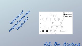 Inheritance of congenital myopathies [upl. by Jopa]